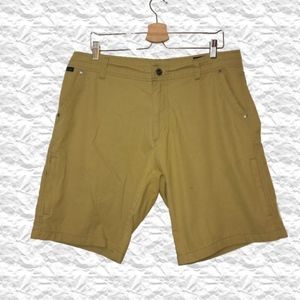 Kuhl Mens Tan Ramblr Chino Shorts Size 36